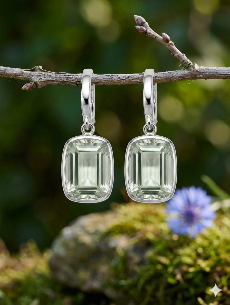 Semi-precious earrings