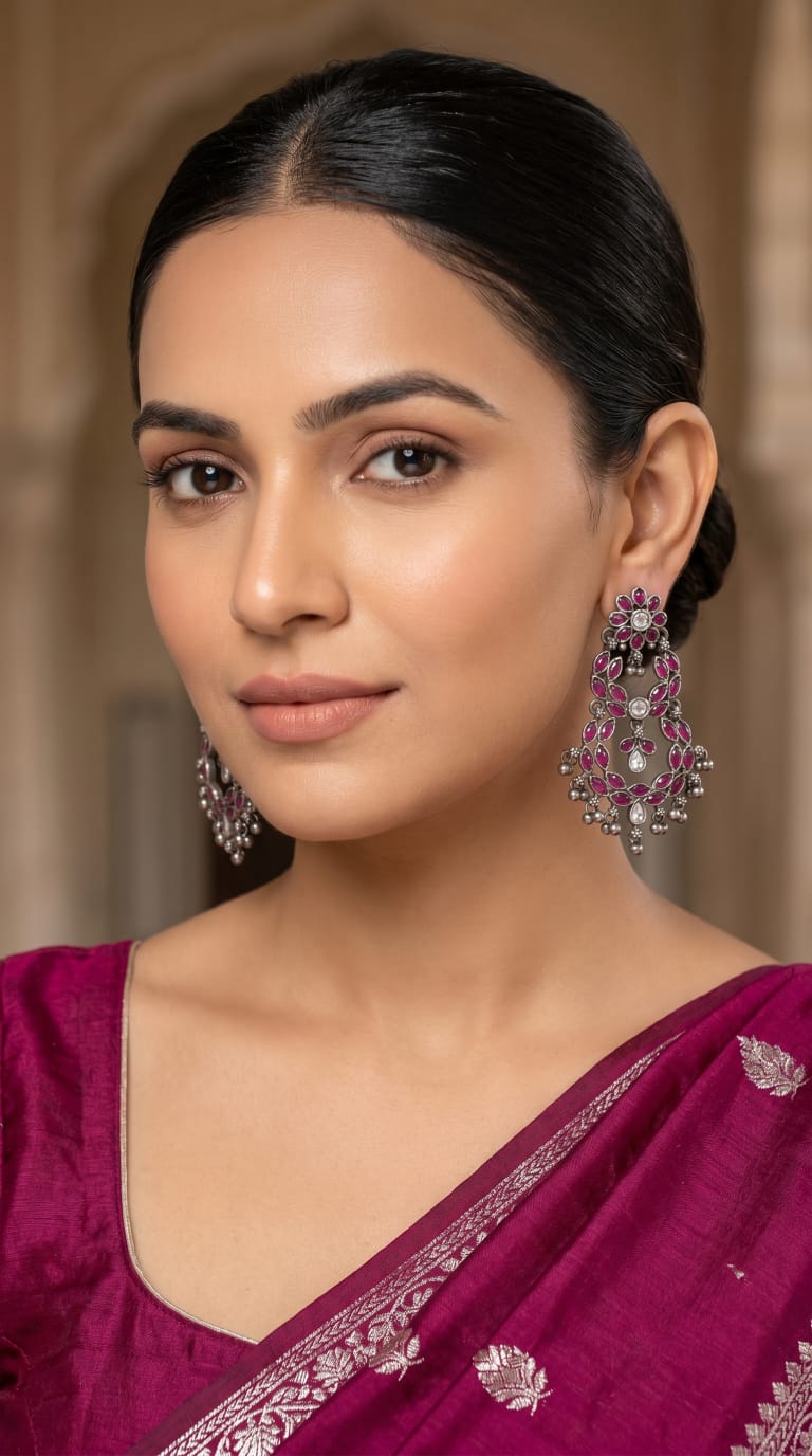 Kundan earrings