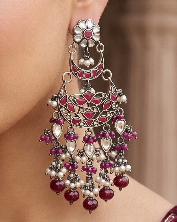 Kundan earrings