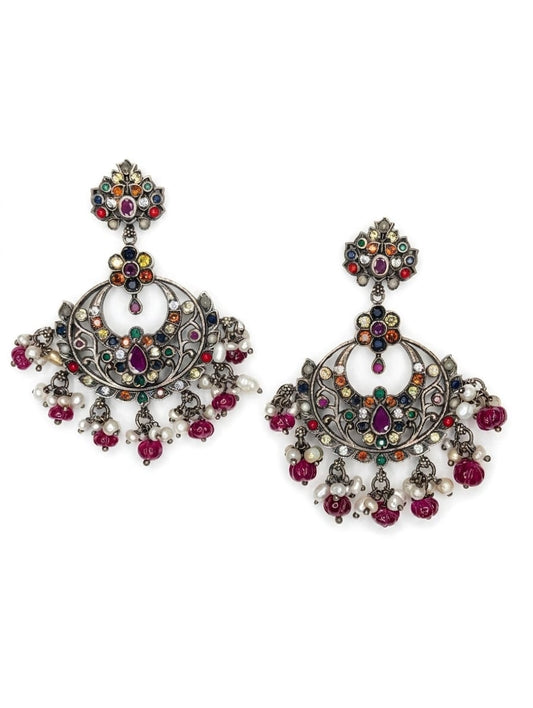 Navratan Earrings