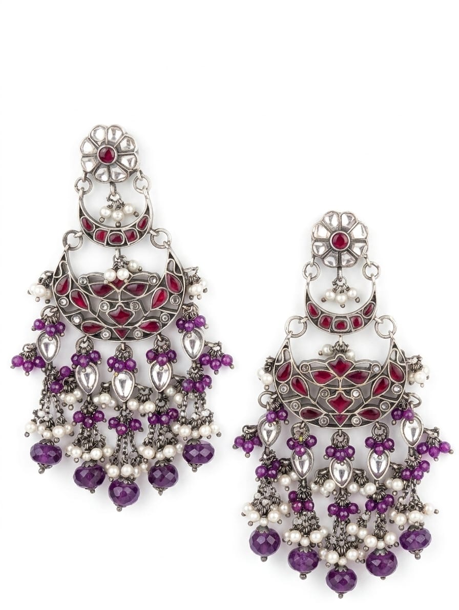 Kundan earrings