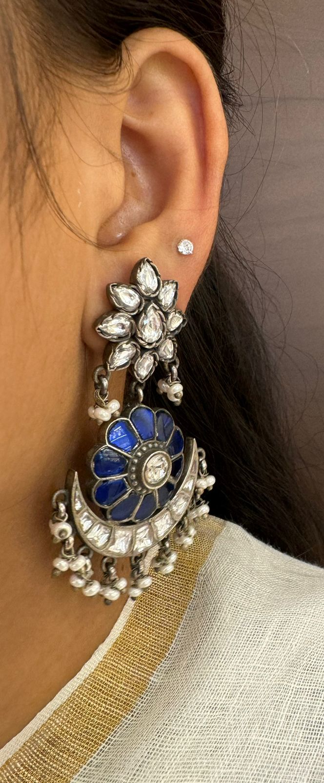 Kundan earring