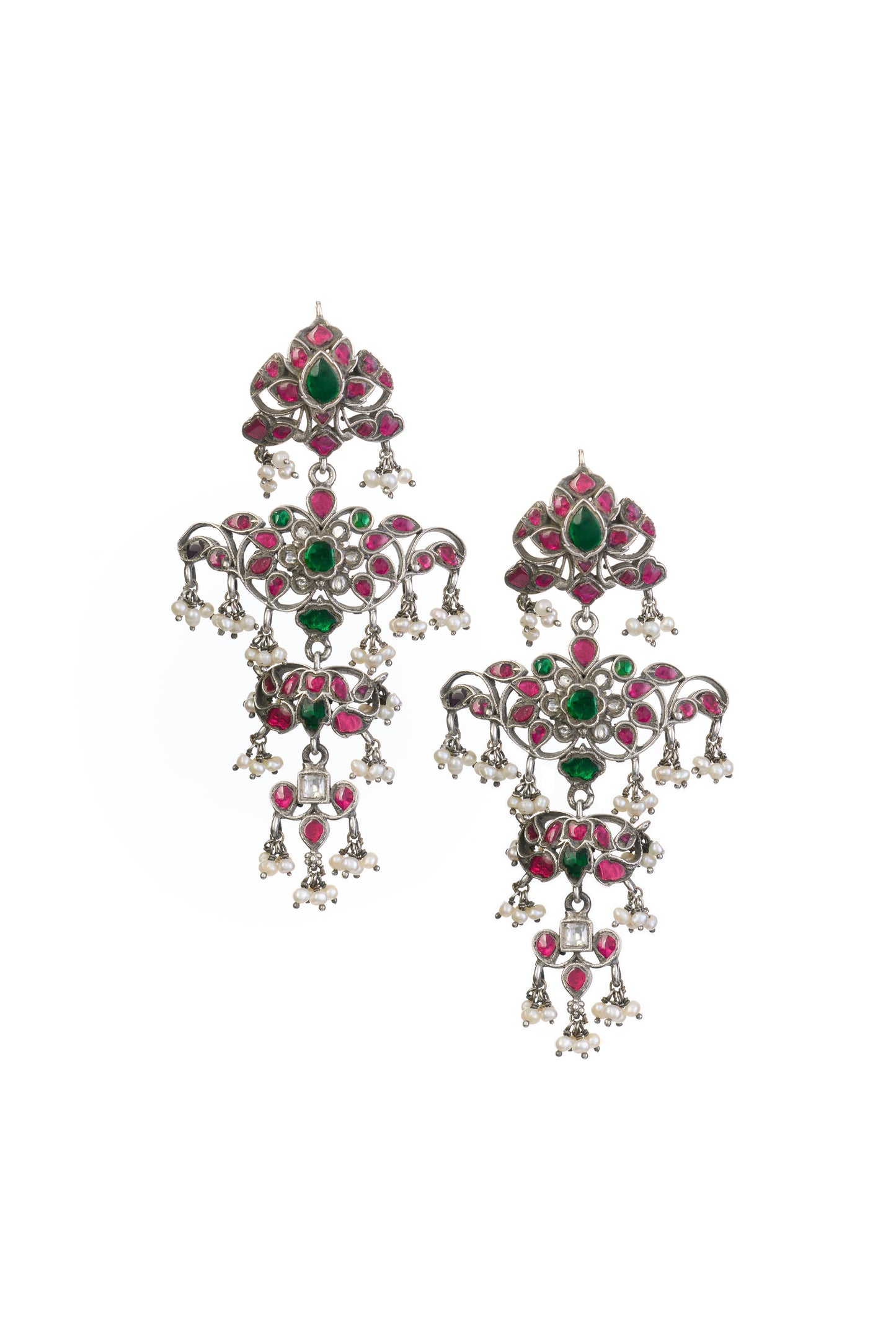 Kundan chandelier earrings