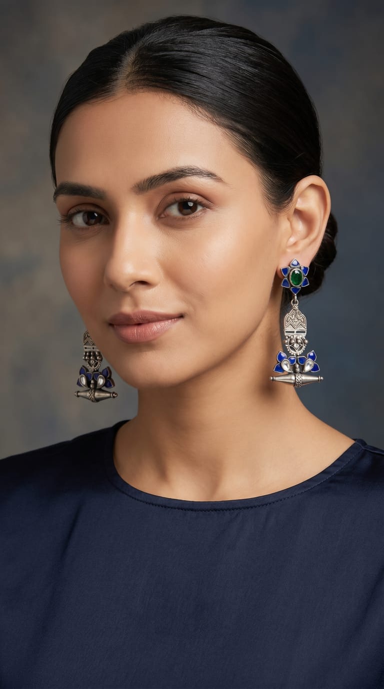Kundan earrings