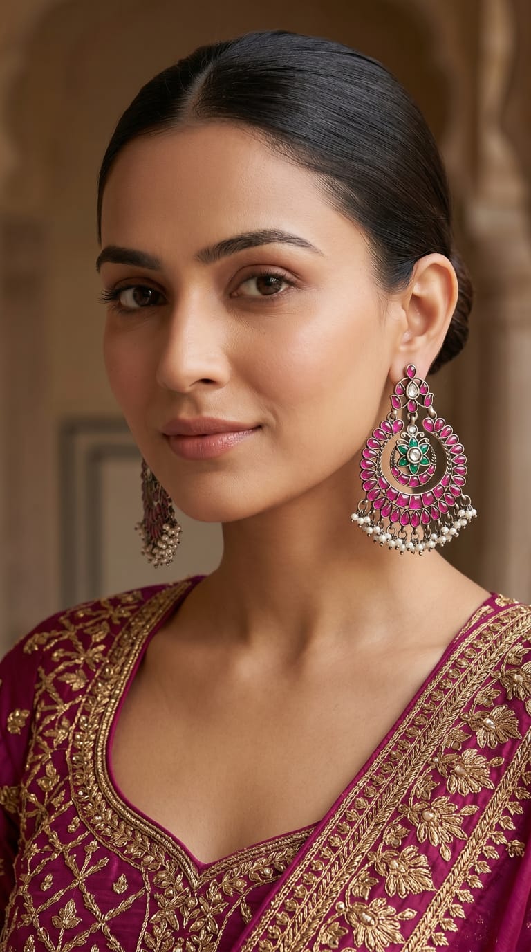 Kundan Earrings