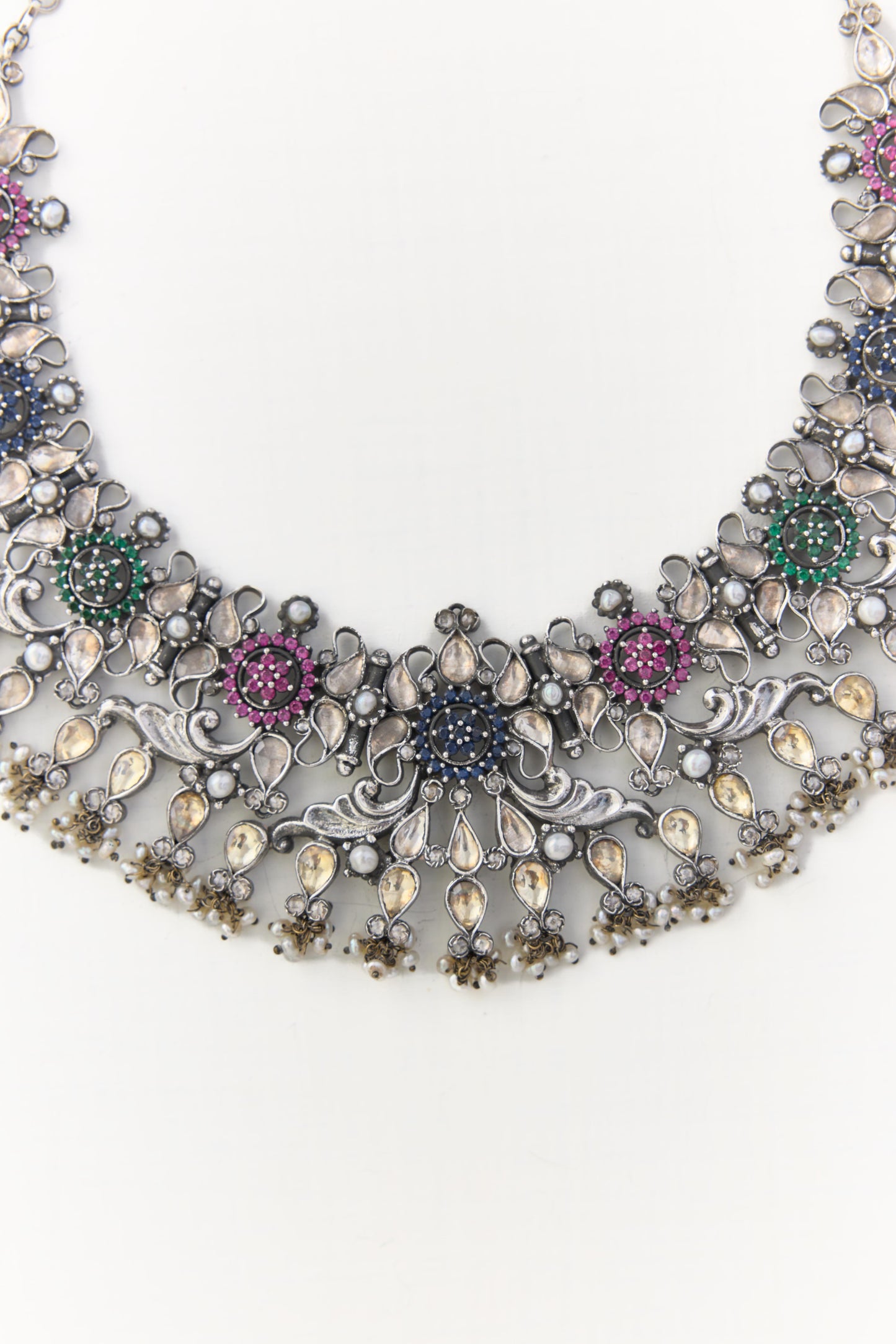 Etninic kundan Necklace